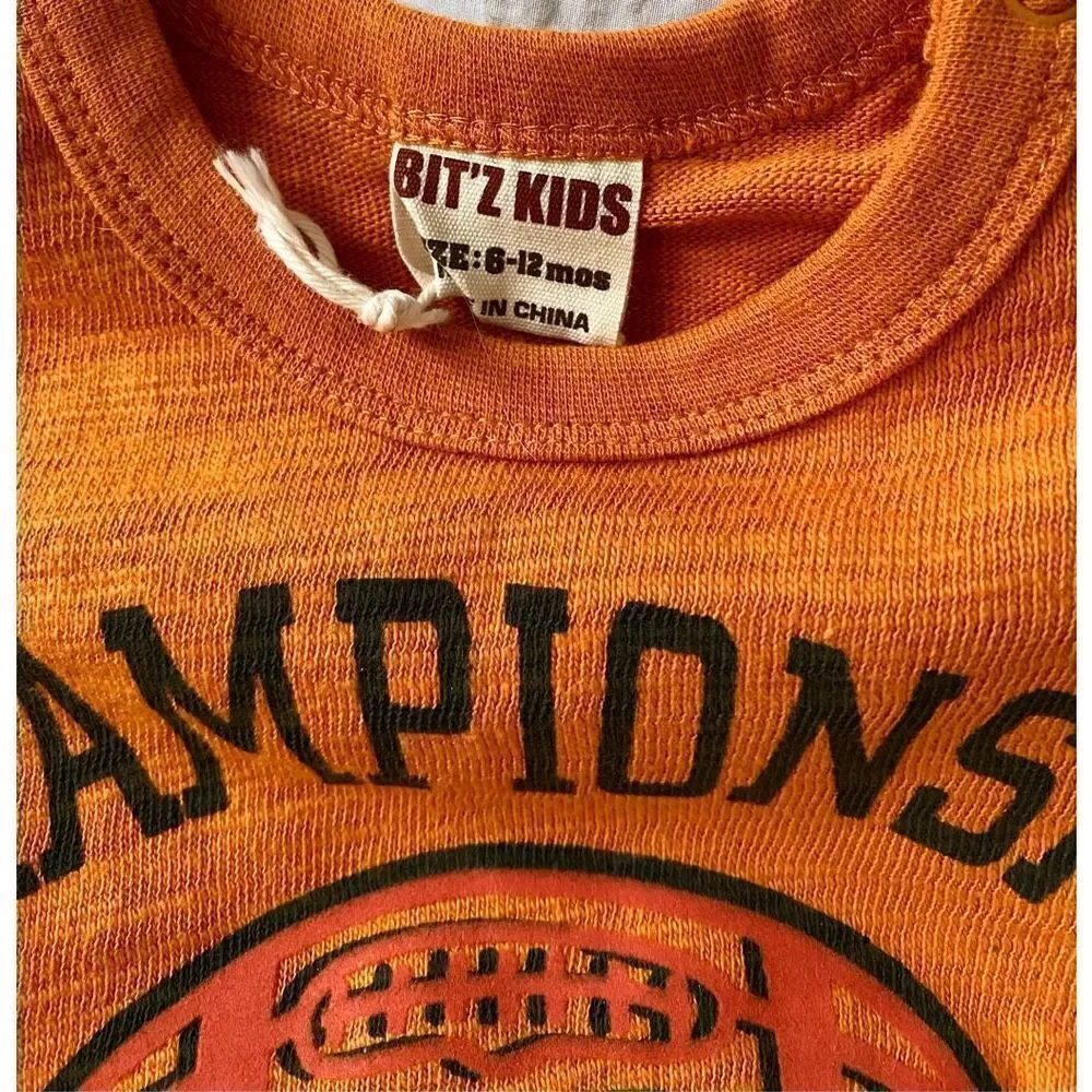 Baby’s Football Long-sleeve T-shirt NEW, 3-9m